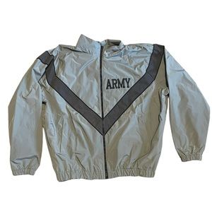 Skilcraft JWOD ARMY Jacket Medium/ Long Nylon Green/gray